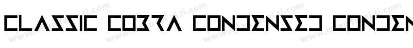 Classic Cobra Condensed Condensed字体转换